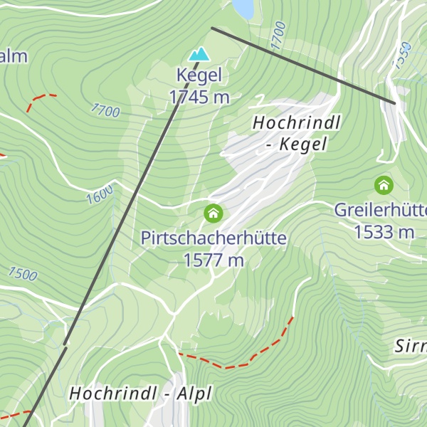 Map of Pirtschacherhütte