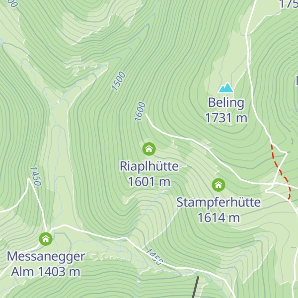 Map of Riaplhütte