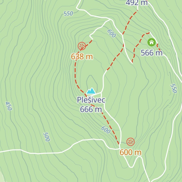 Map of Plešivec
