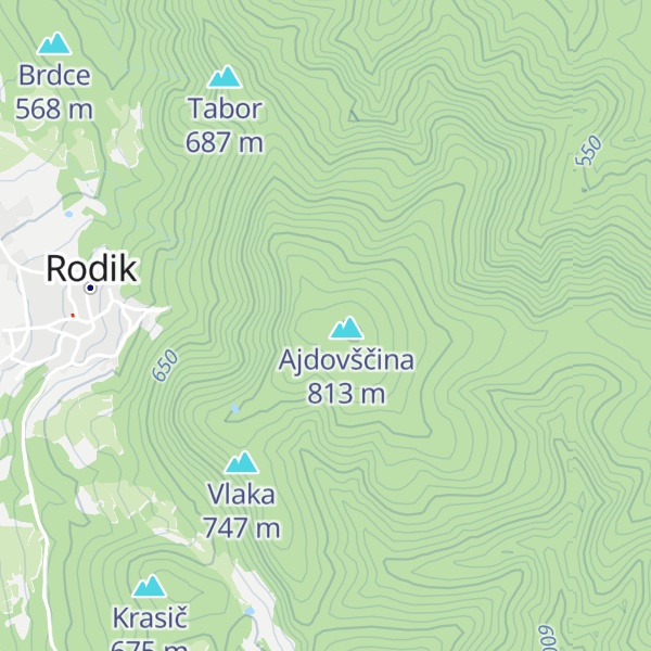 Map of Čuk