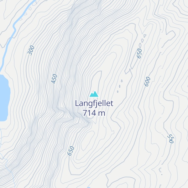 Map of Langfjellet