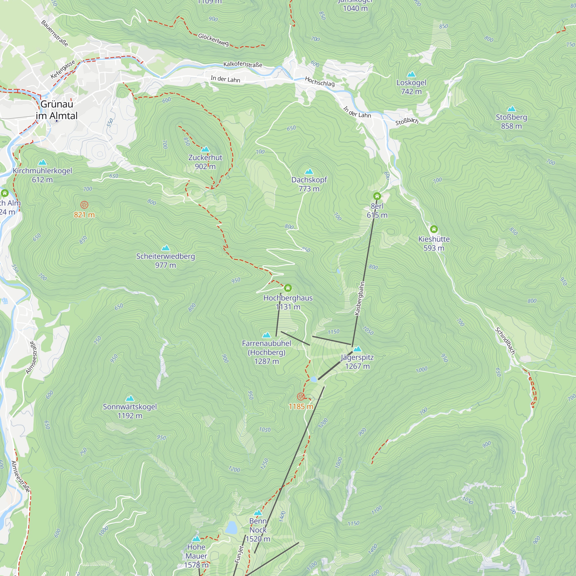 Hochberghaus map
