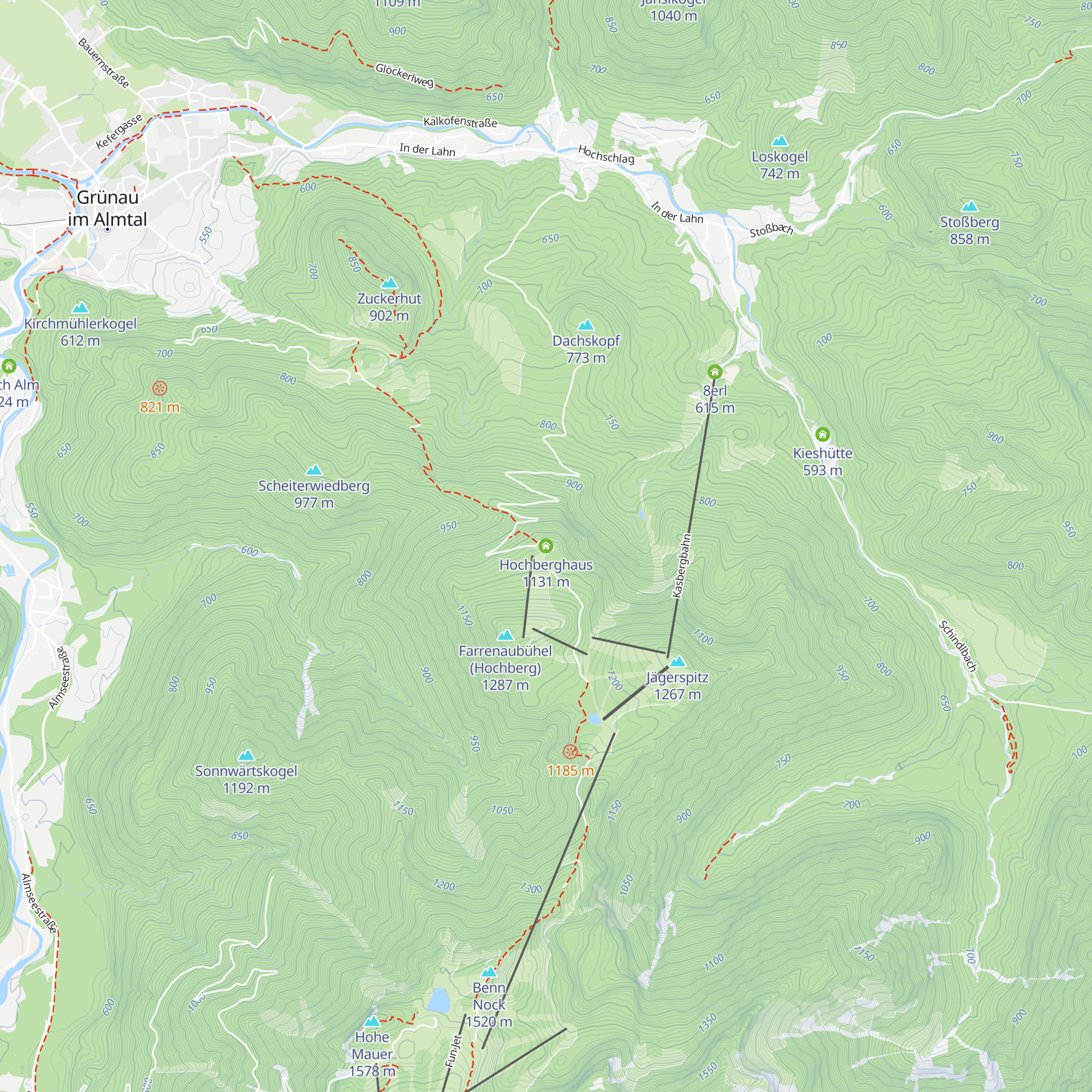 Hochberghaus map
