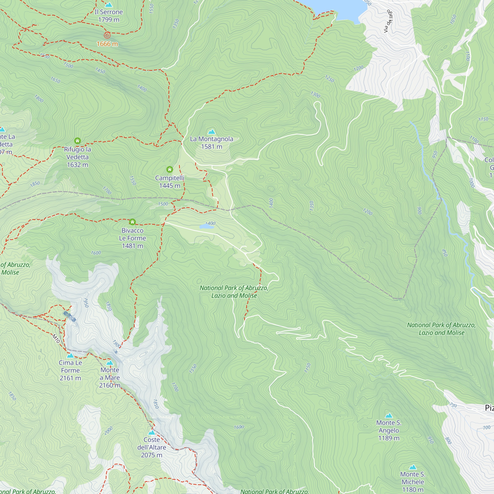 Rifugio del Falco map