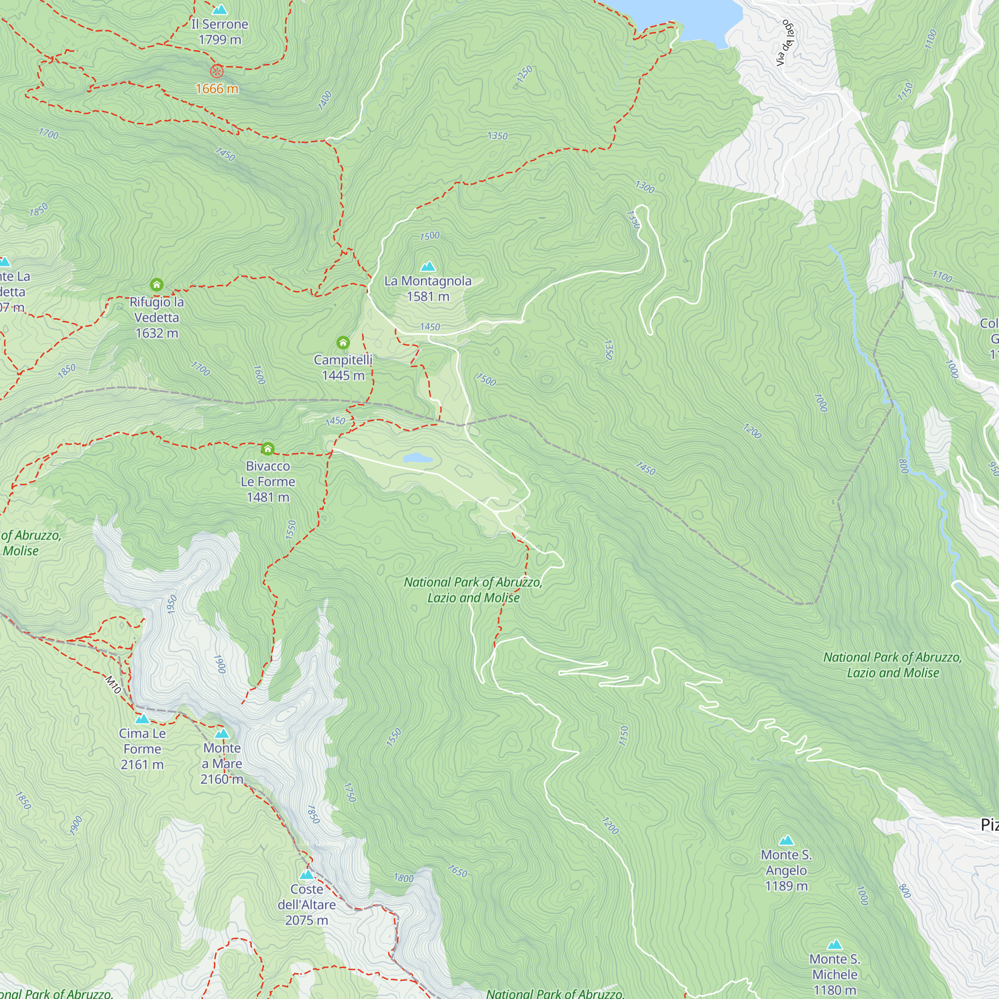 Rifugio del Falco map