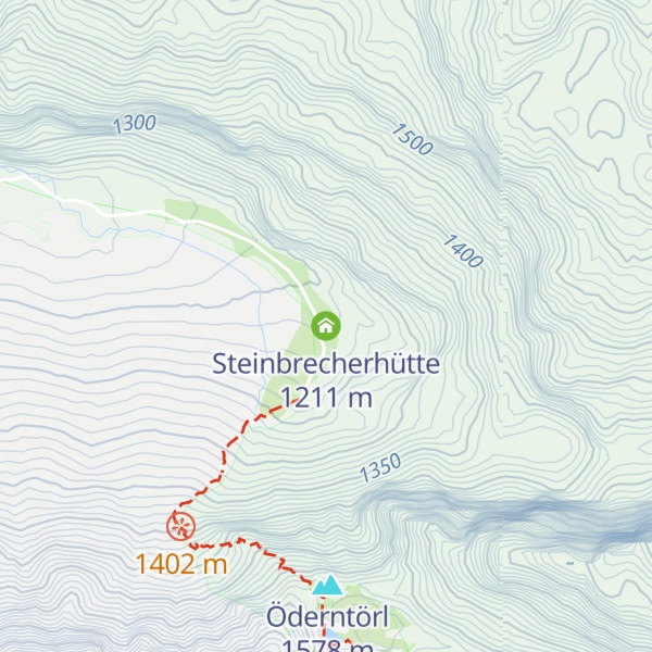 Map of Steinbrecherhütte
