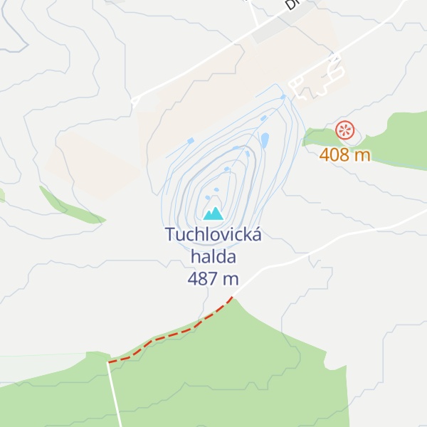 Map of Tuchlovická halda