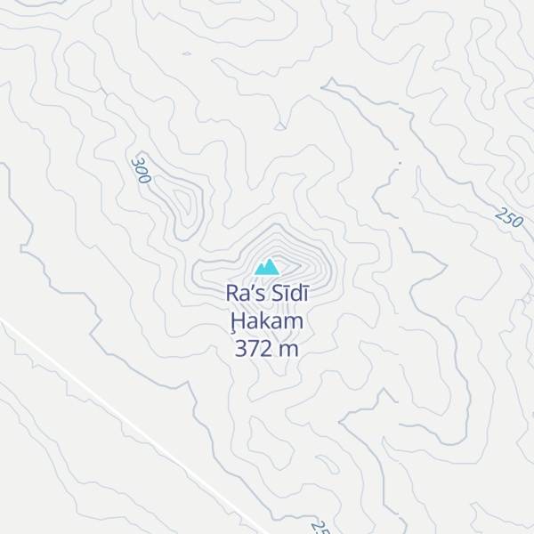 Map of Ra’s Sīdī Ḩakam
