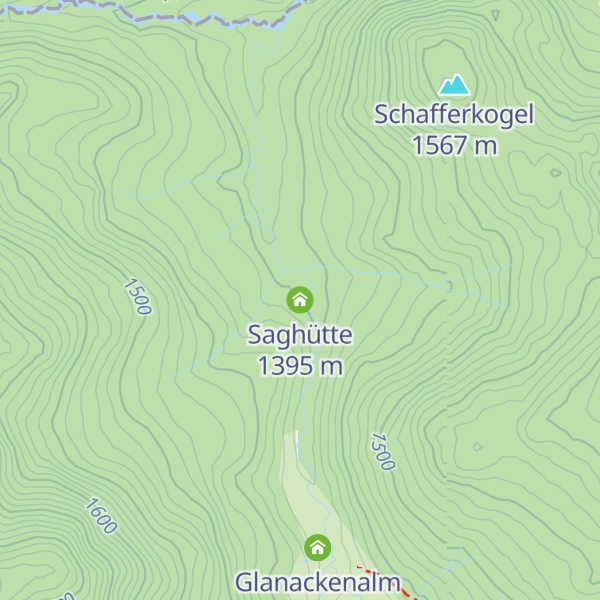 Map of Saghütte