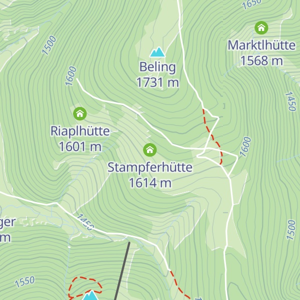 Map of Stampferhütte