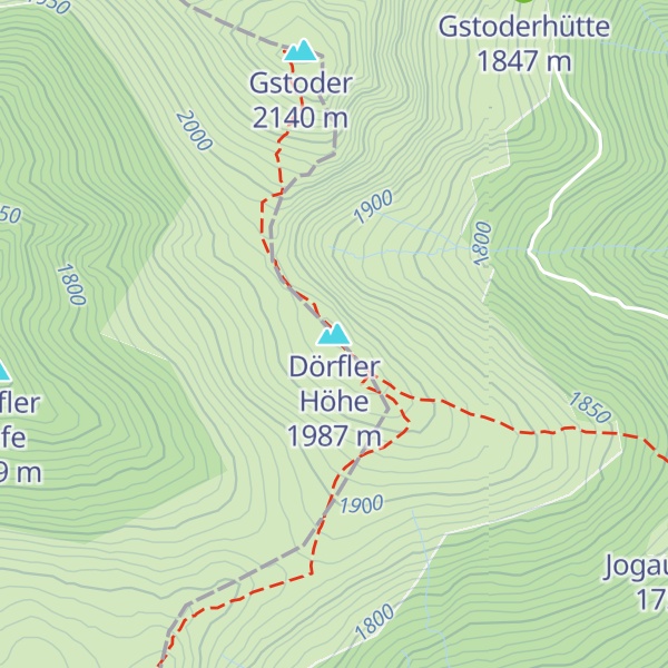 Map of Dörfler Höhe