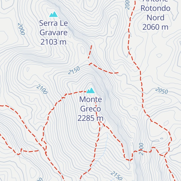 Map of Monte Greco
