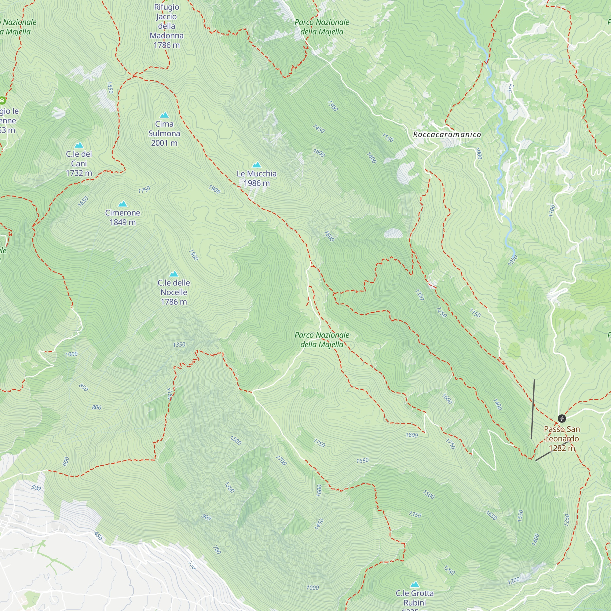 Capanna sociale Diana e Tamara map