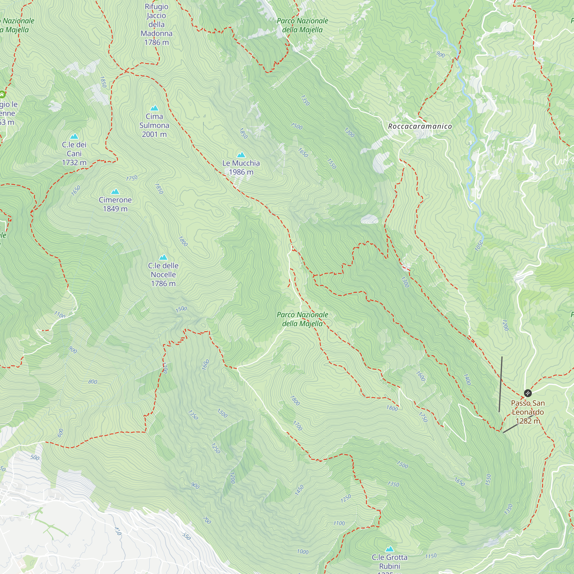 Capanna sociale Diana e Tamara map