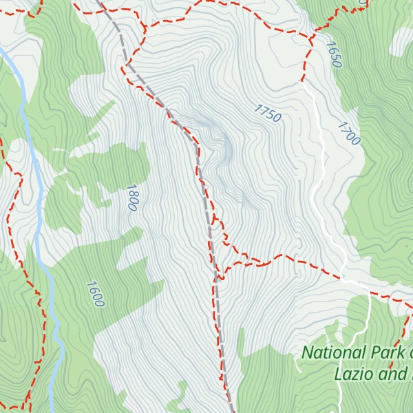 Map of Monte Ferruccia