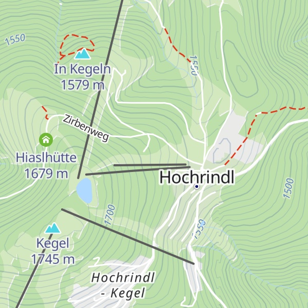 Map of Herzlhütte