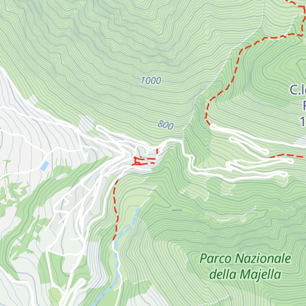 Map of Castello Caldora