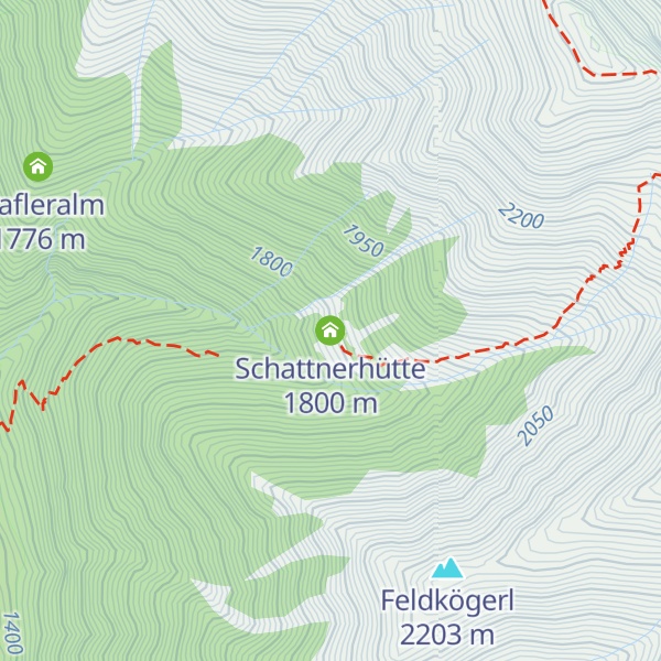 Map of Schattnerhütte