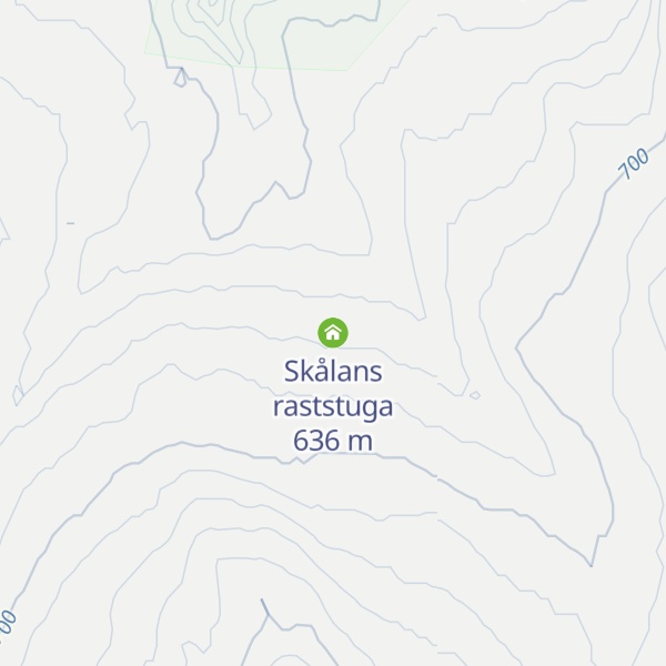 Map of Skålans raststuga