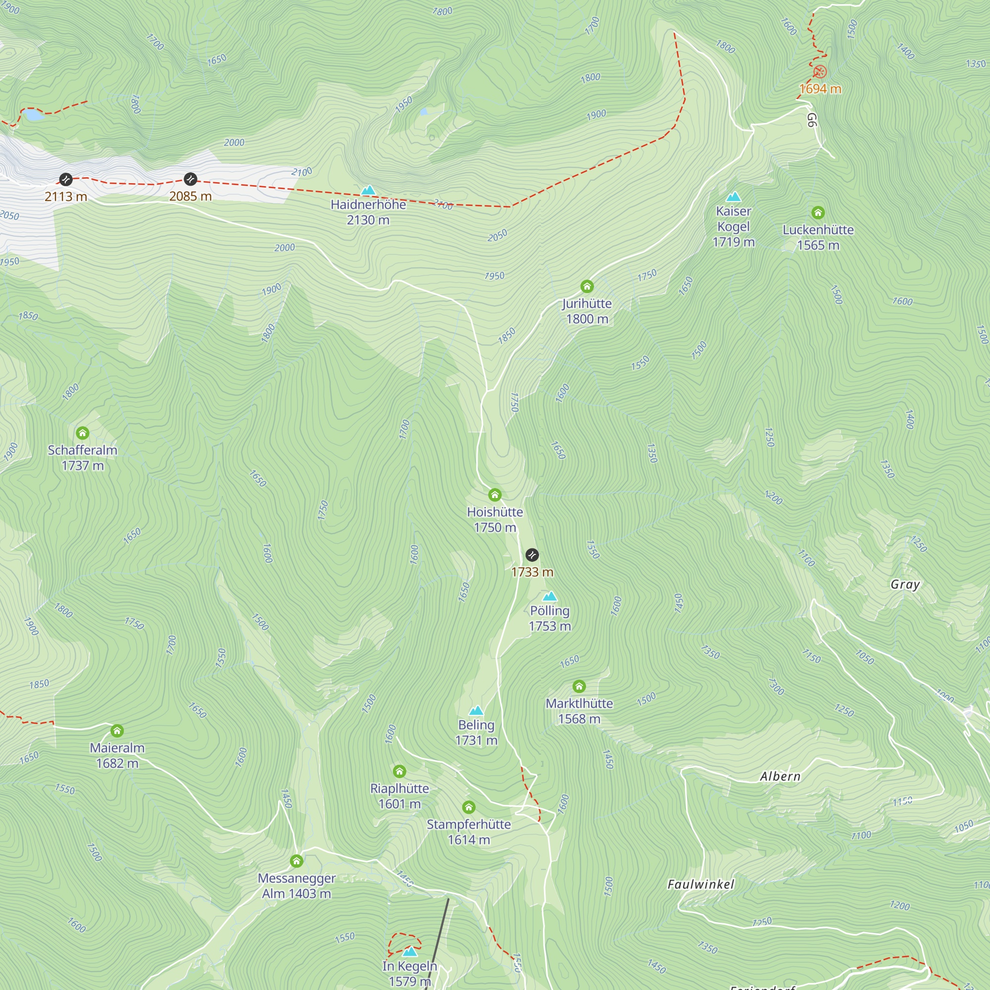 Hoishütte map