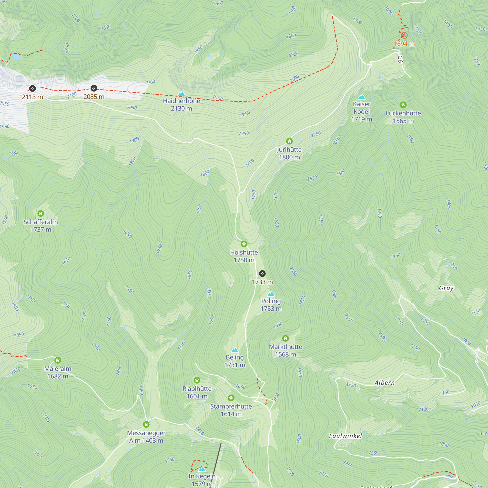 Hoishütte map