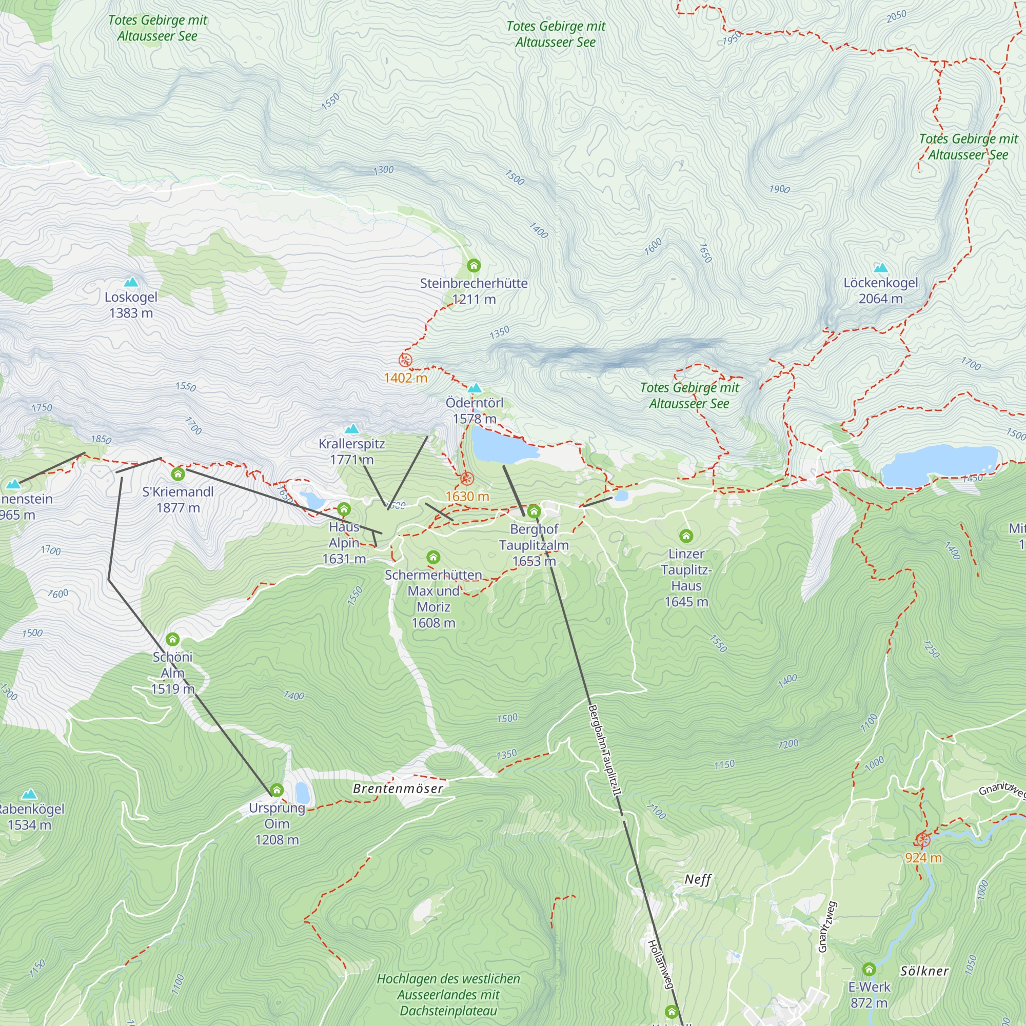 Alpenhotel Steirerhof map