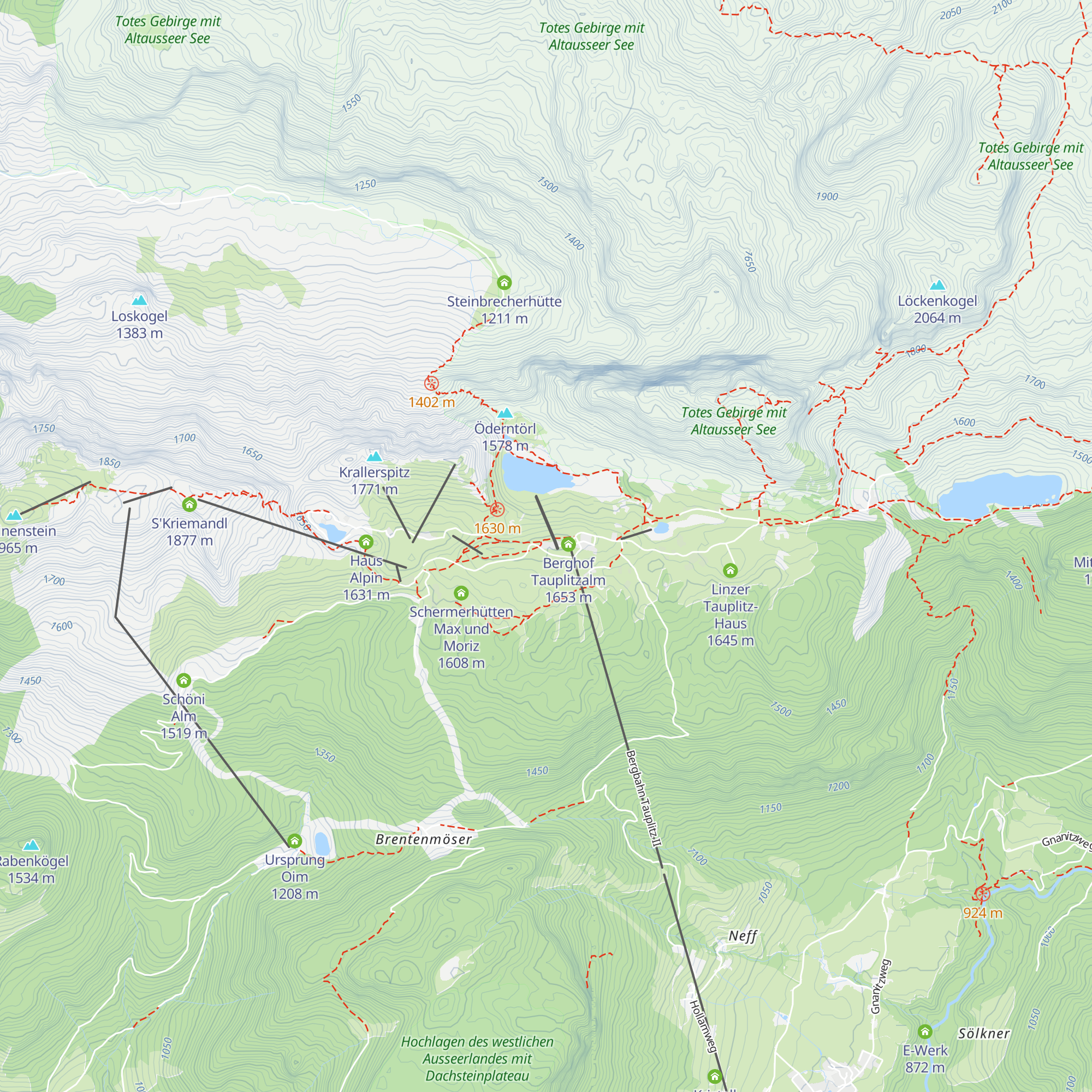 Alpenhotel Steirerhof map