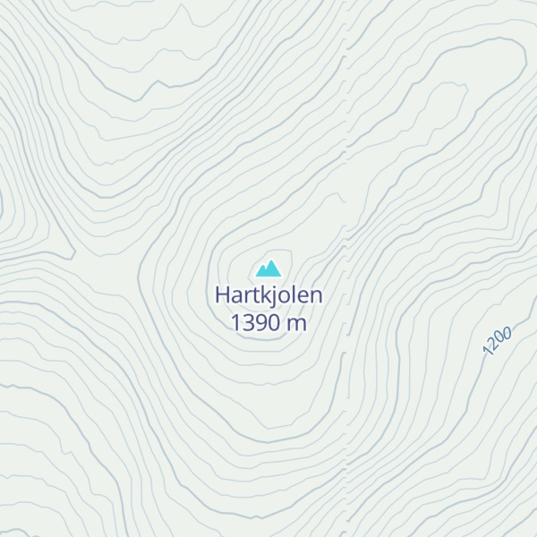 Map of Hartkjolen