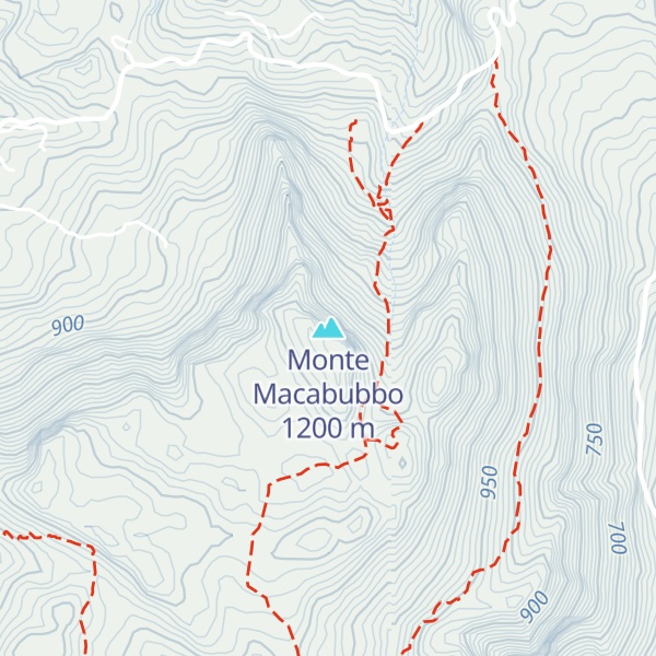 Map of Monte Macabubbo