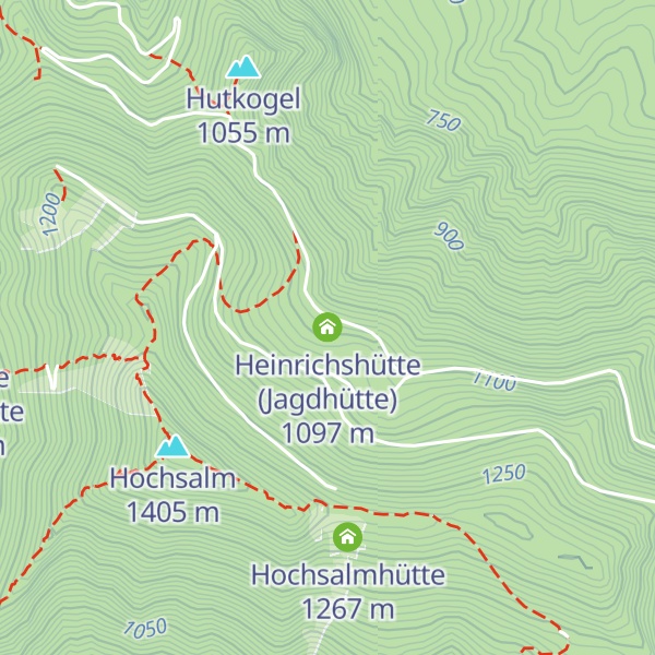 Map of Heinrichshütte (Jagdhütte)