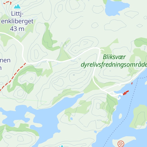 Map of Hatten / Mobilhaugen