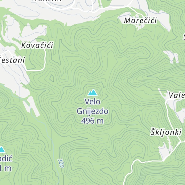 Map of Velo Gnijezdo