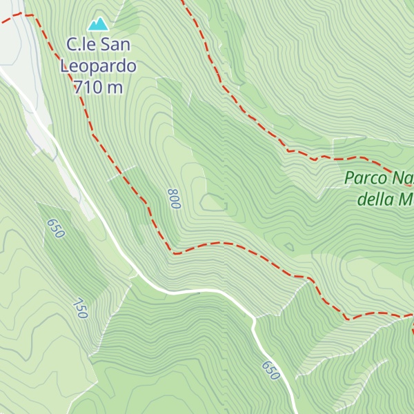 Map of C.le Marinucci