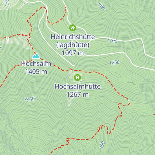 Map of Hochsalmhütte