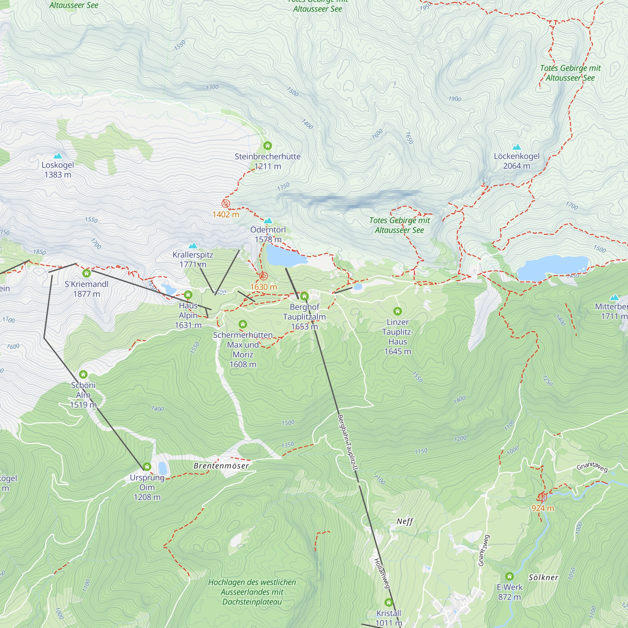 Kleine Winklerhütte map