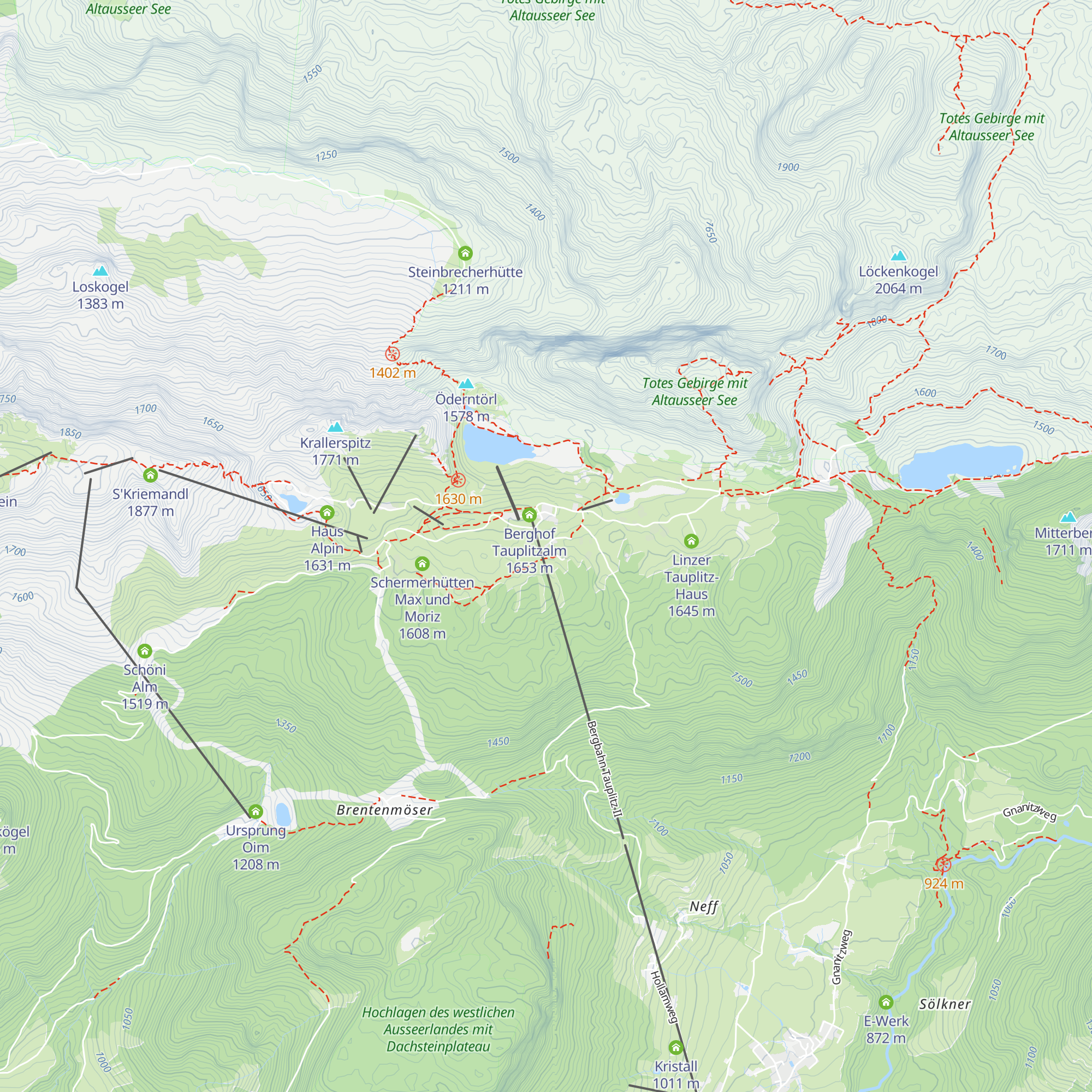 Kleine Winklerhütte map