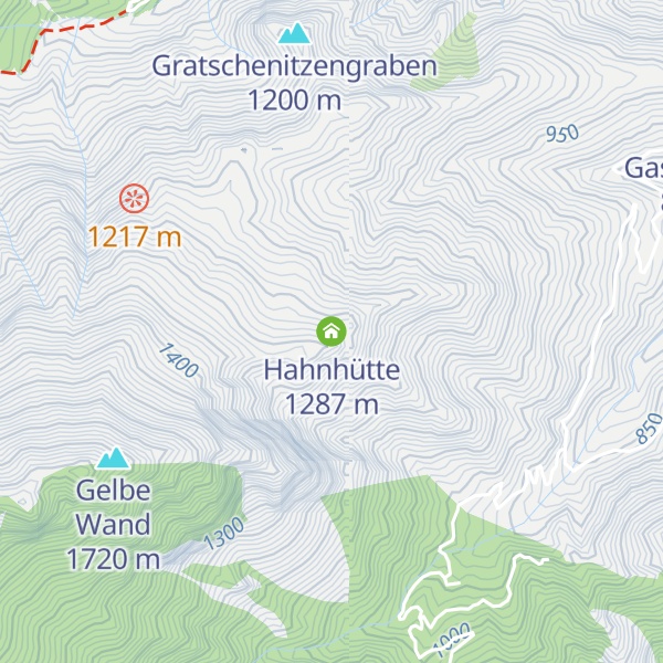 Map of Hahnhütte