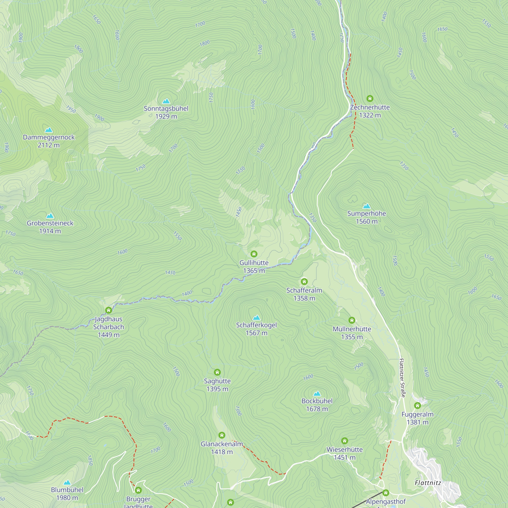 Gullihütte map
