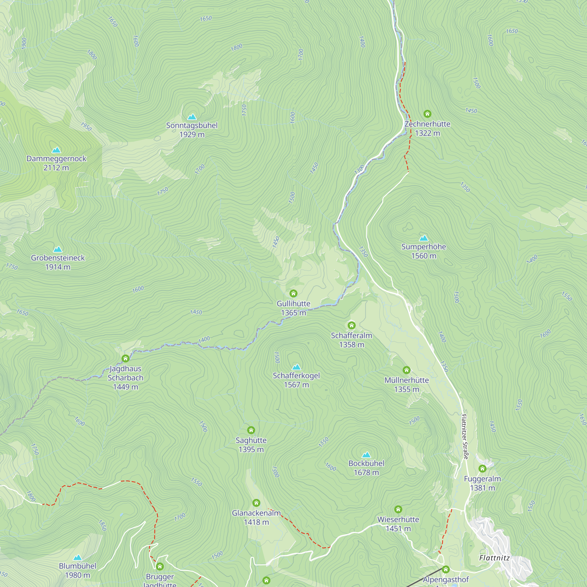 Gullihütte map