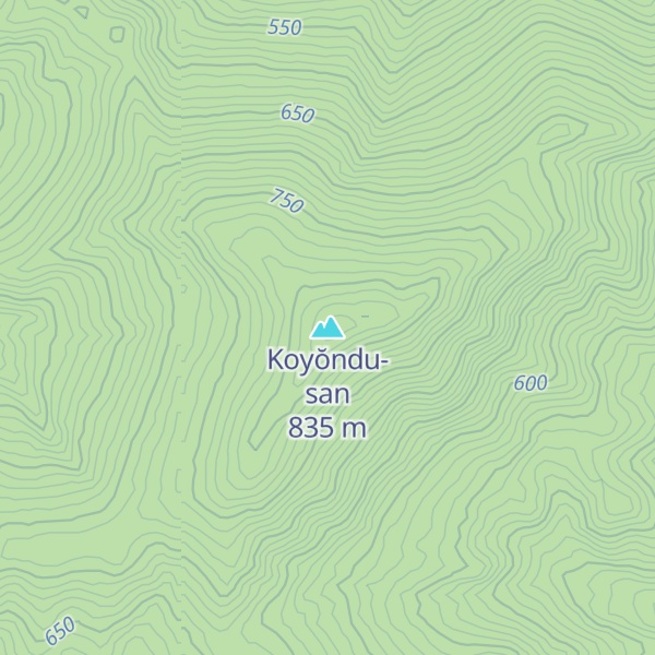 Map of Koyŏndu-san