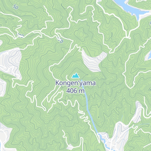 Map of Kongen'yama
