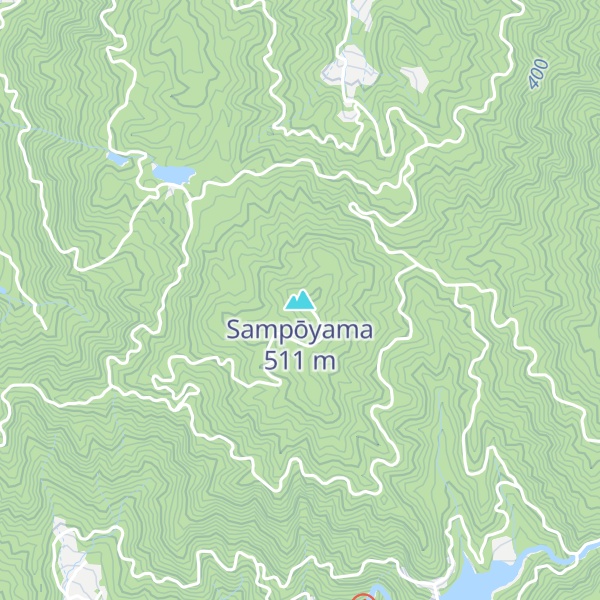 Map of Sampōyama