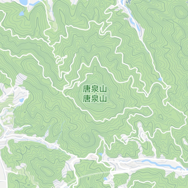 Map of Mt. Tosen