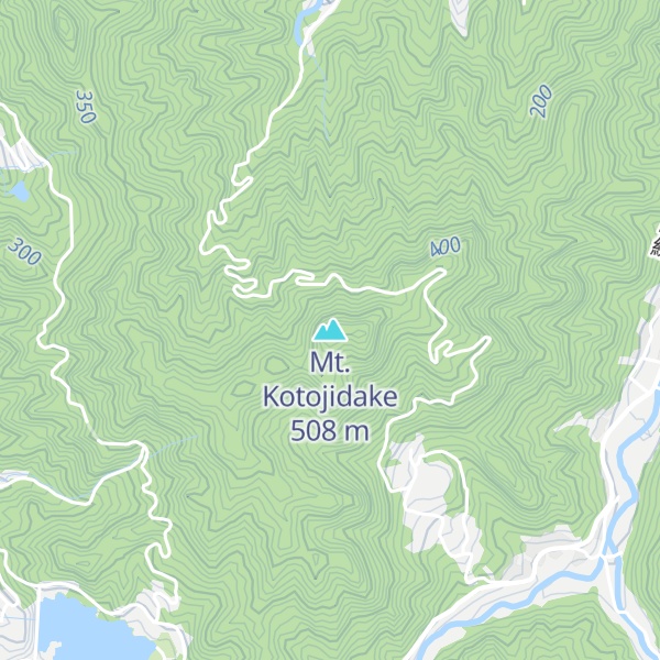Map of Mt. Kotojidake