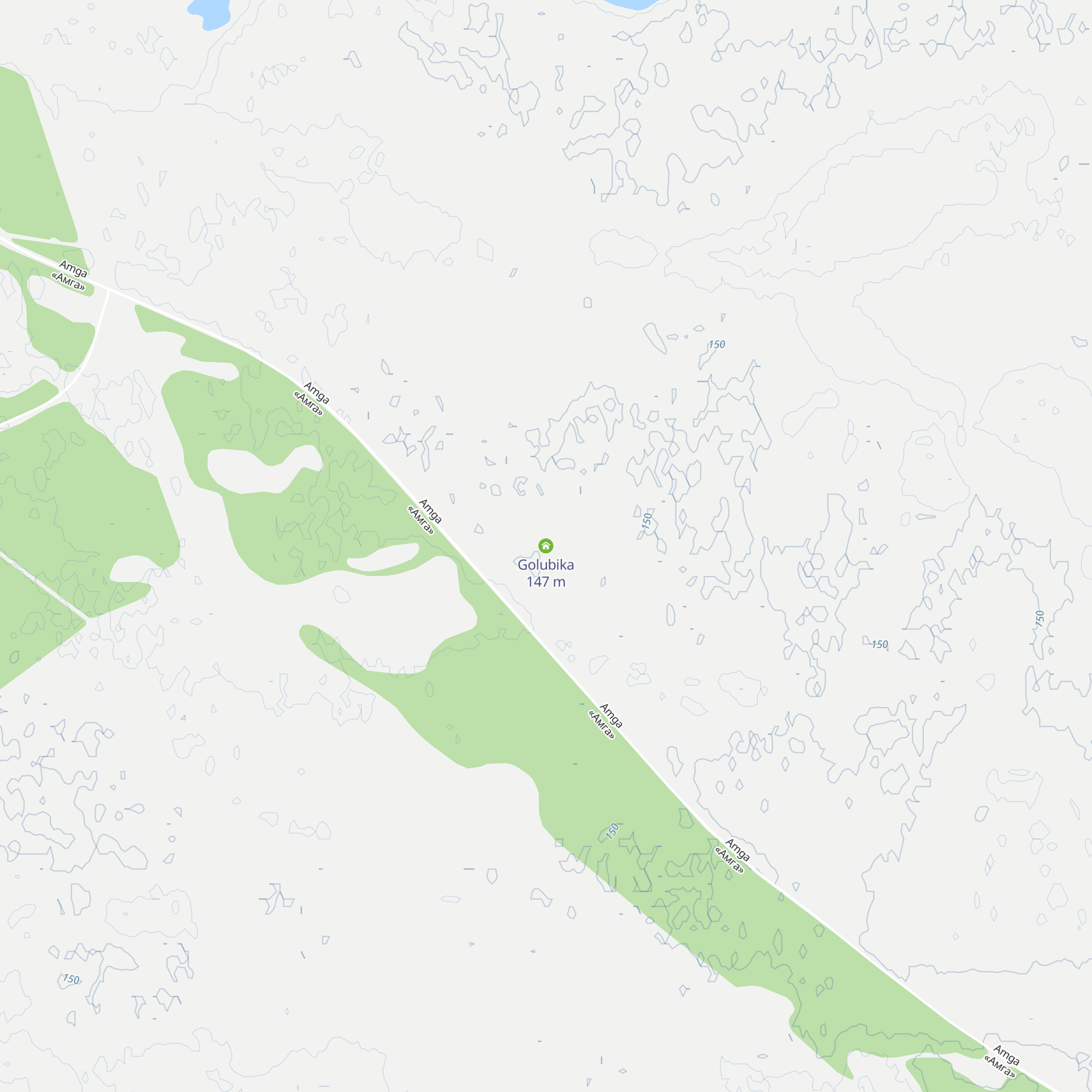 Golubika map