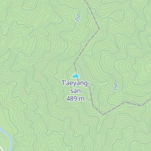 Map of T’aeyang-san
