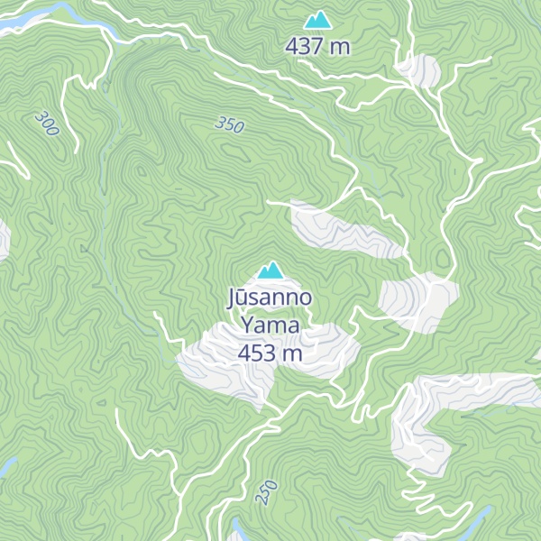 Map of Jūsanno Yama
