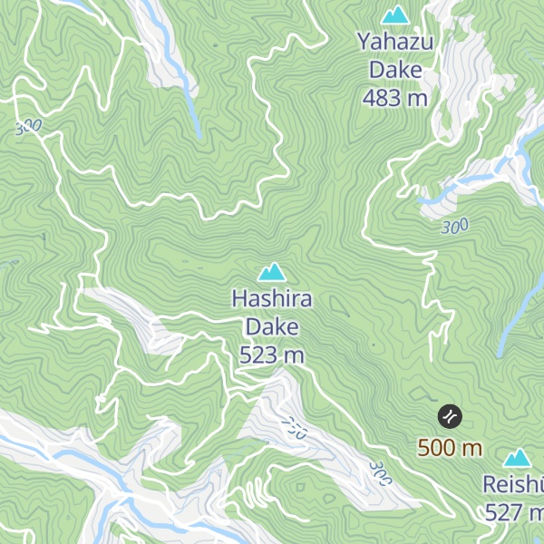 Map of Hashira Dake