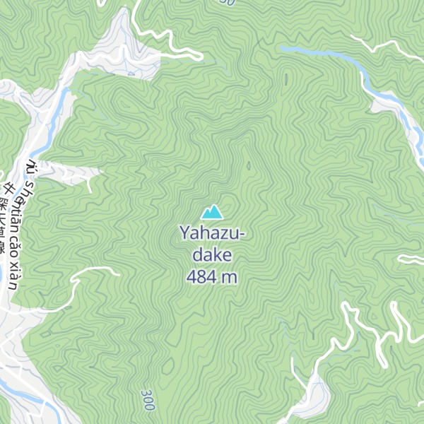 Map of Yahazu-dake