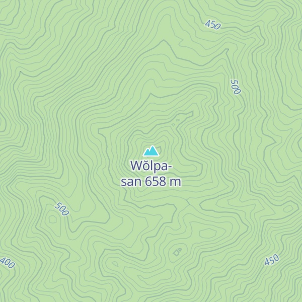 Map of Wŏlpa-san